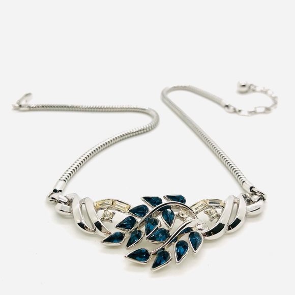 Vintage Crown Trifari RARE Alfred Rhinestone Necklace - Picture 17 of 17